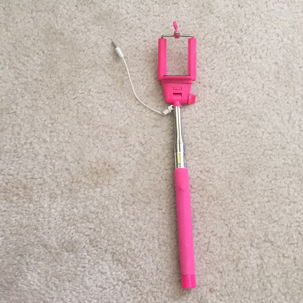 Pink selfie stick